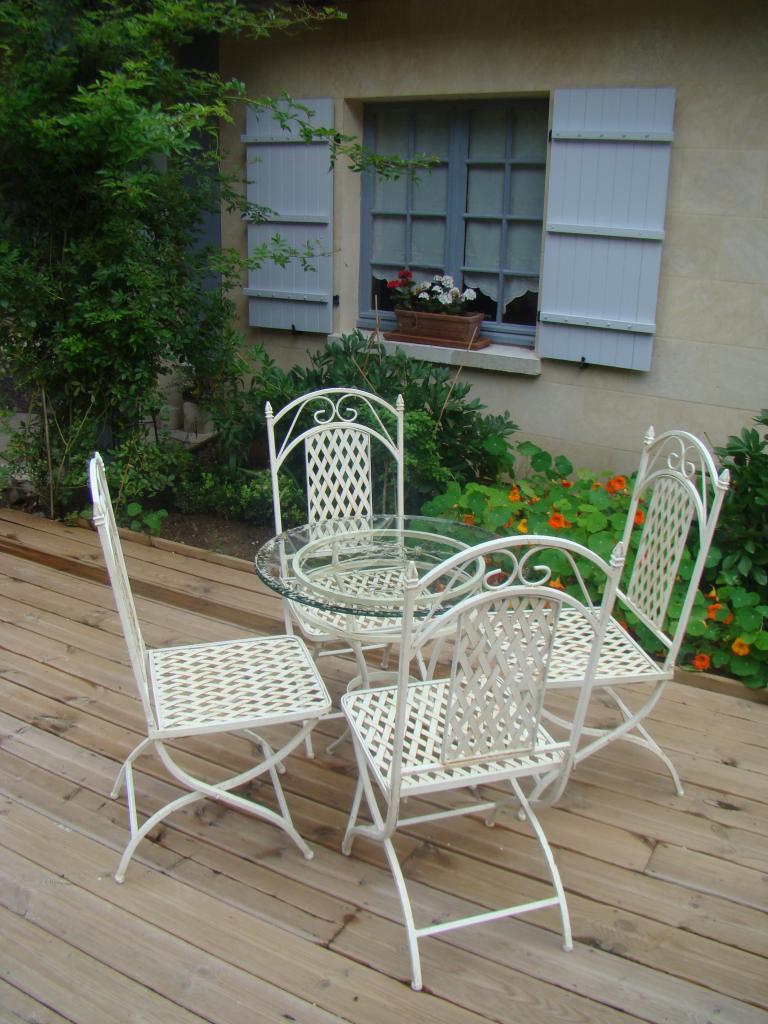 Terrasse de la chambre Lupin