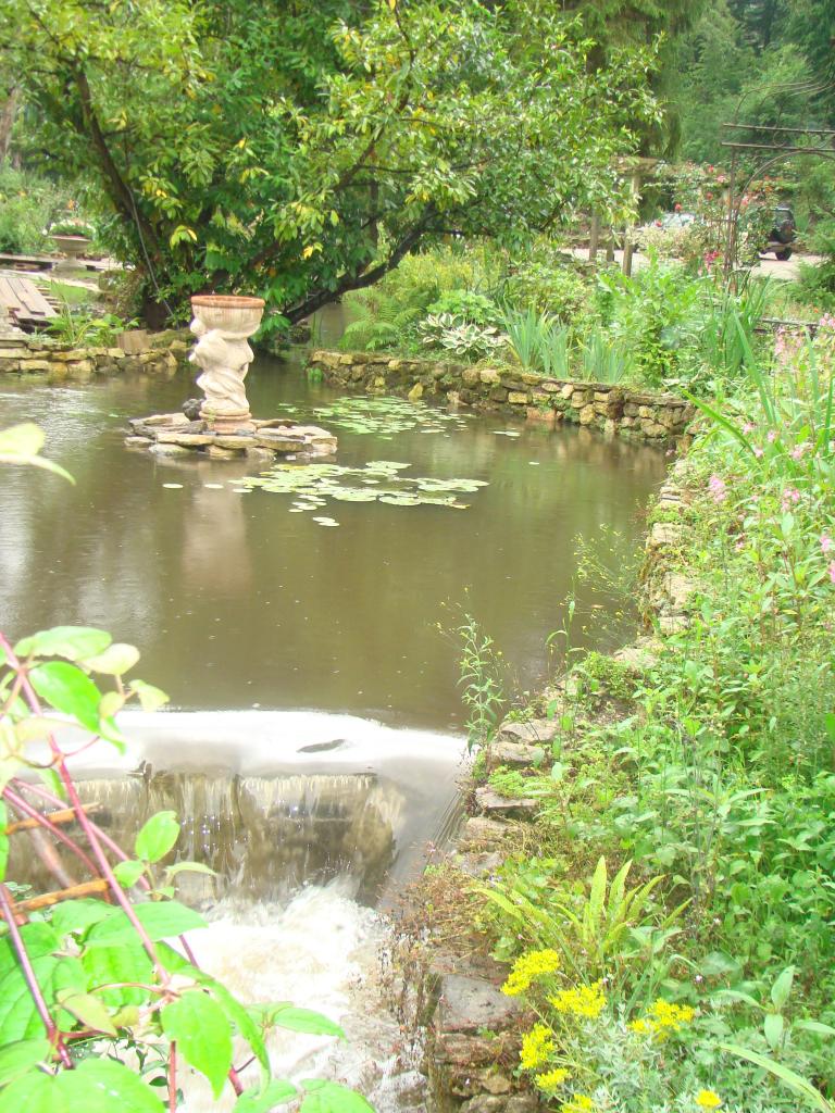 Les amans de St Jean sous la pluie au jardin de Saint Jean