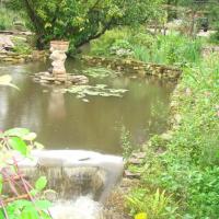 Les amans de St Jean sous la pluie au jardin de Saint Jean